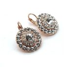 Earrings By Mariana Woman Clear Flower Shape Swarovski Crystals  - Image 3