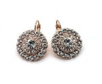 Earrings By Mariana Woman Clear Flower Shape Swarovski Crystals 
