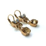 Mariana Earrings Precious Butterfly Shape & Golden Shadow Austrian Crystal Rhapsody Odyssey Coll. - Image 3
