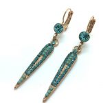 Mariana Earrings Trendsetting Blue Austrian Crystals Zambezi Africa Coll.