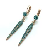 Mariana Earrings Trendsetting Blue Austrian Crystals Zambezi Africa Coll.
