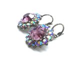 Mariana Earrings Light Amethyst Swarovski Crystal My Treasures Coll. - Image 2