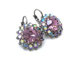 Mariana Earrings Light Amethyst Swarovski Crystal My Treasures Coll. - Image 3
