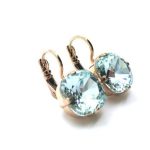 Mariana Earrings Gorgeous Frost Drop Light Azore Crystal Swarovski My Treasures Coll. - Image 3
