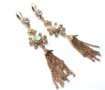 Earrings By Mariana Woman Drop White and Clear Swarovski Crystals - Image 3