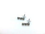 Mariana Earrings Adorable Triple Tier Strand Clear Crystal Swarovski My Treasure Coll. - Image 3