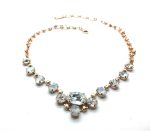 Mariana Necklace Oval Shape Clear Crystal Swarovski On A Clear Day Sweet Summer Coll.