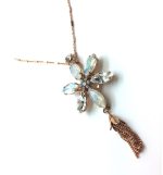 Mariana Necklace Divine Flower Shape Crystal Swarovski On A Clear Day Sweet Summer Coll. - Image 2
