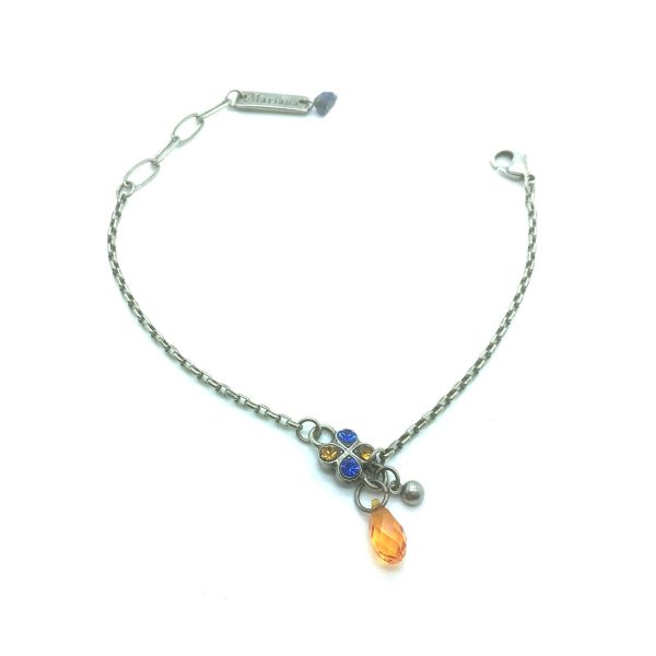 Mariana Bracelet Dainty Clover & Charms Crystal Swarovski Fantasy Nirvana Coll.
