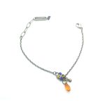 Mariana Bracelet Dainty Clover & Charms Crystal Swarovski Fantasy Nirvana Coll. - Image 3