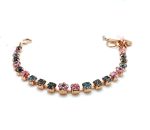 Mariana Bracelet Beautiful Light Rose Round Shape Austrian Crystals Madagascar Africa Coll.