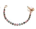 Mariana Bracelet Beautiful Light Rose Round Shape Austrian Crystals Madagascar Africa Coll. - Image 2