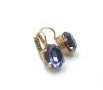 Earrings By Mariana Woman Timeless Tanzanite Swarovski Crystals - Image 3
