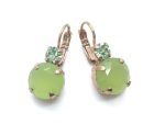 Mariana Earrings Precious Lime Green Austrian Crystal My Treasures Coll.