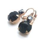 Mariana Earrings Soulful Jet Black Crystal Swarovski My Treasures Coll. - Image 2