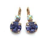 Mariana Earrings Beautiful Round Drop Tanzanite Crystal Swarovski My Treasures Coll.
