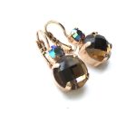 Mariana Earrings Timeless Faceted Lt Smoke Topaz Crystal Swarovski My Treasures Coll. - Image 3