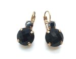 Mariana Earrings Soulful Faceted Black Crystal Swarovski My Treasures Coll.