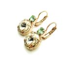 Mariana Earrings Chrysolite & Silk Crystal Swarovski My Treasures Coll. - Image 3