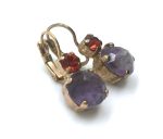Mariana Earrings Lovely Faceted Amethyst Mineral My Treasures Coll. - Image 3
