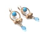 Mariana Earrings Exquisite Howlite Chinese Turq Mineral Bliss Nirvana Coll. - Image 3
