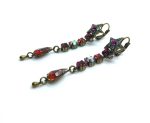 Mariana Earrings Dangling Star Burst Austrian Crystals Sorbet Sweet Summer Coll. - Image 2