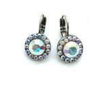 Mariana Earrings Brilliant Round Aurora Borealis Austrian Crystals My Treasures Coll. - Image 2