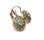 Mariana Earrings Elegant Floral Shape Aurum Crystal Swarovski My Treasures Coll. - Image 3