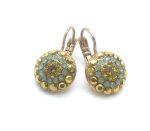 Mariana Earrings Finely Detailed Round Crystal Swarovski Galaxy Dancing the Night Away Coll.