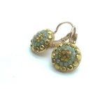 Mariana Earrings Finely Detailed Round Crystal Swarovski Galaxy Dancing the Night Away Coll. - Image 2