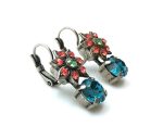 Mariana Earrings Colorful Flower Shape Crystal Swarovski Tranquility Sweet Summer Coll. - Image 3