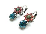 Mariana Earrings Colorful Flower Shape Crystal Swarovski Tranquility Sweet Summer Coll. - Image 2