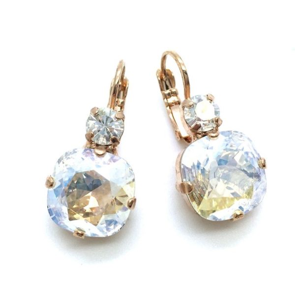 Mariana Earrings Double Drop Moonlight Crystal Swarovski My Treasures Coll.