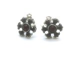 Mariana Earrings Floral Siam Austrian Crystals My Treasures Coll.