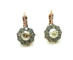 Mariana Earrings Sand Opaque & Golden Shadow Swarovsky Crystals Sandman Color Way - Image 3