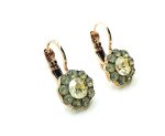 Mariana Earrings Sand Opaque & Golden Shadow Swarovsky Crystals Sandman Color Way - Image 2