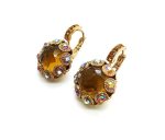 Mariana Earrings Madera Quartz Flower Shape My Treasures Coll. - Image 3