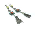 Mariana Earrings Fashionable Dangling Crystal Swarovski Masai Africa Coll. - Image 3