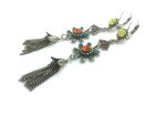 Mariana Earrings Fashionable Dangling Crystal Swarovski Masai Africa Coll. - Image 2
