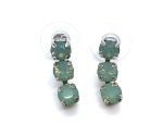 Mariana Earrings Fashionable Triple Tier Strand Austrian Crystals My Treasures Coll.