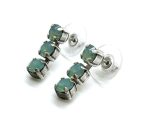 Mariana Earrings Fashionable Triple Tier Strand Austrian Crystals My Treasures Coll. - Image 2