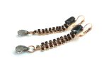 Mariana Earrings Sophisticated Dangling Jet Black Crystal Swarovski Black Velvet Songbook Coll.