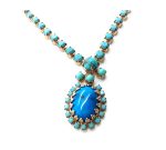 Mariana Necklace Pendant Howlite Turq & Turquoise Beautiful My Treasures Coll. - Image 2