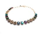 Mariana Necklace Champagne & Purple Swarowski Crystals Dream Inspiration Coll. - Image 3