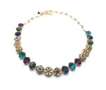 Mariana Necklace Champagne & Purple Swarowski Crystals Dream Inspiration Coll. - Image 2