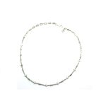 Mariana Women's Cross Necklace Rhodium Plated Crystal 21" Chain - Image 2