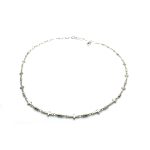 Mariana Women's Cross Necklace Rhodium Plated Crystal 21" Chain