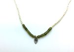 Mariana Necklace Lovely Pearl & Peridot Minerals My Treasures Collection - Image 2