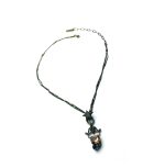 Mariana Necklace Pendant Elegant Blue & Topaz Star Swarovski Crystals My Treasures Coll.