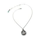 Necklace Pendant By Mariana Woman Guardian Angel Orange Hyacinth Swarovski Crystals - Image 2